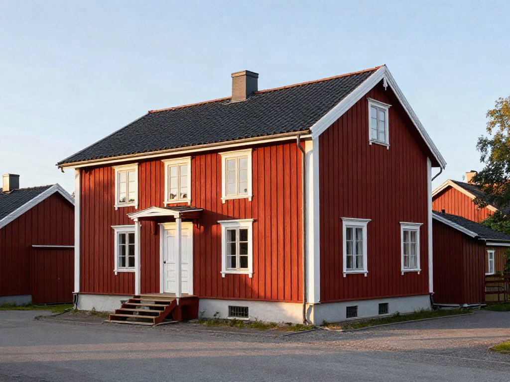 Villa på Österlen med säker och prydlig elinstallation